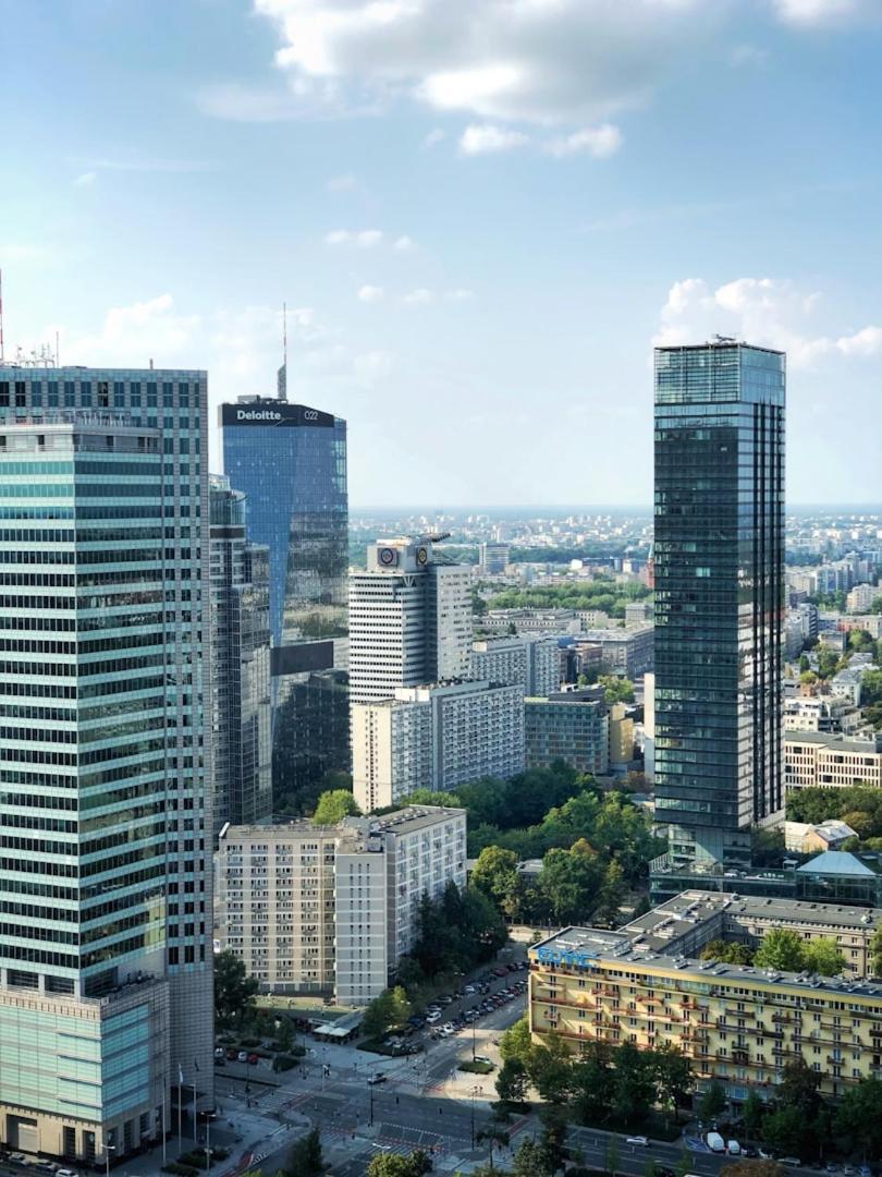 Appartamento Warsaw Inside Solec With Private Parking Esterno foto